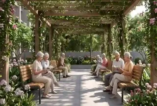 Senior Citizen Corner at Squarefeet Green Square